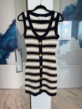 Cara Cara Nicole Striped Knit Dress